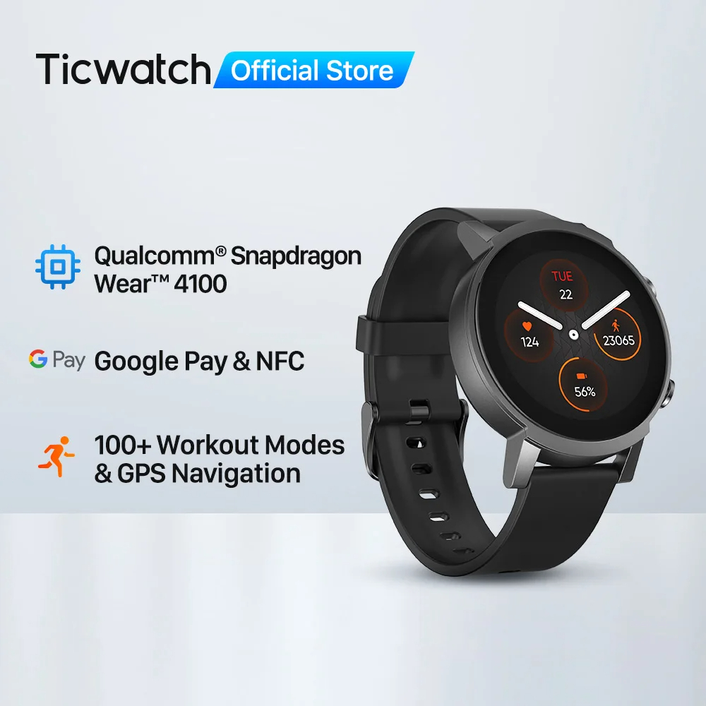 Ticwatch E3 Wear OS Smartwatch